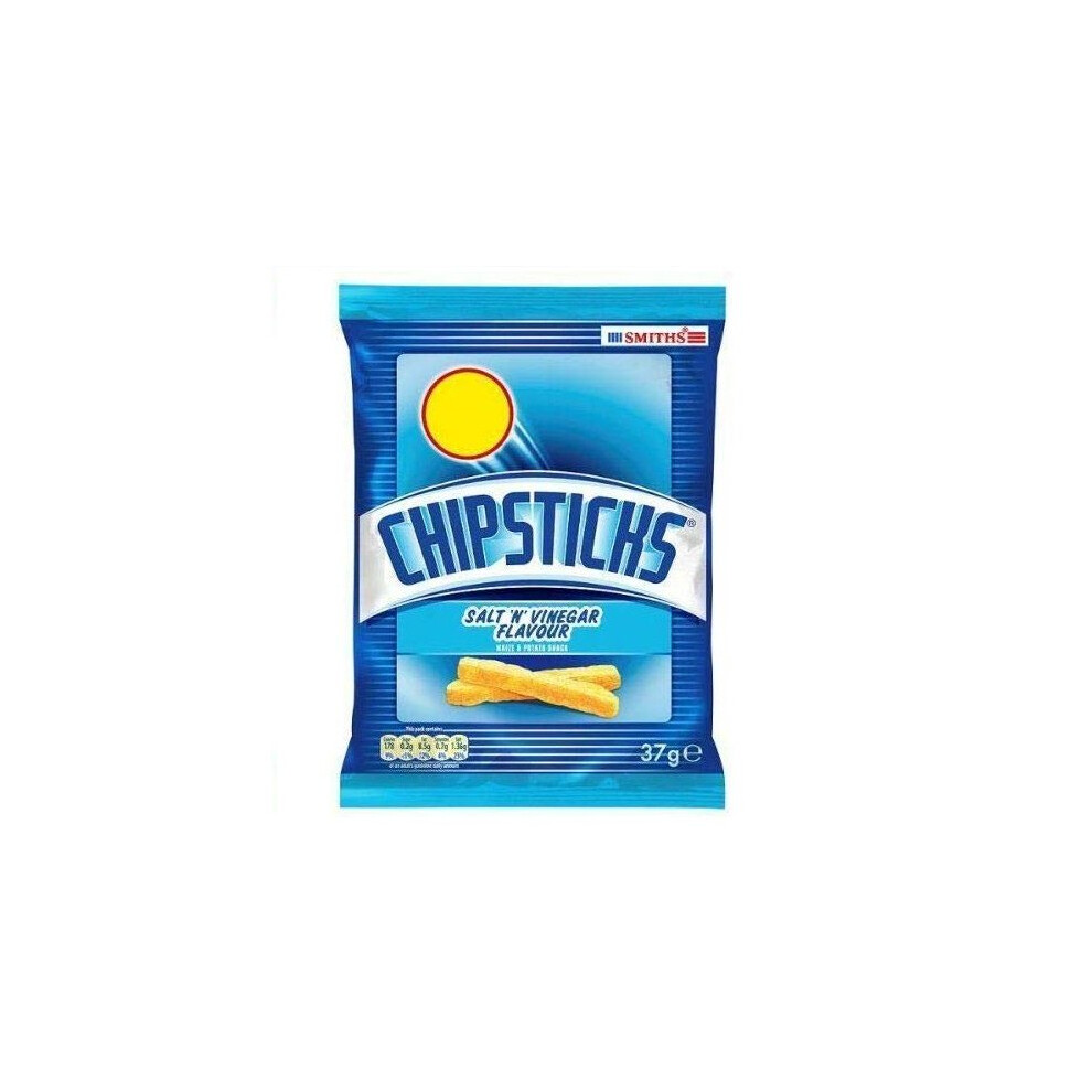 Smiths Chipsticks Crisps 37 Gram Bags Box of 30