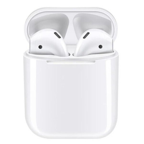 TWS i12 Wireless Bluetooth Stereo Earphones With Mic - White 1