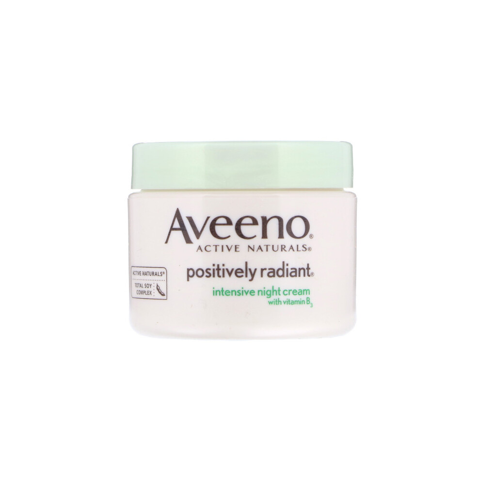 Aveeno, Active Naturals, Positively Radiant, Intensive Night Cream,48g