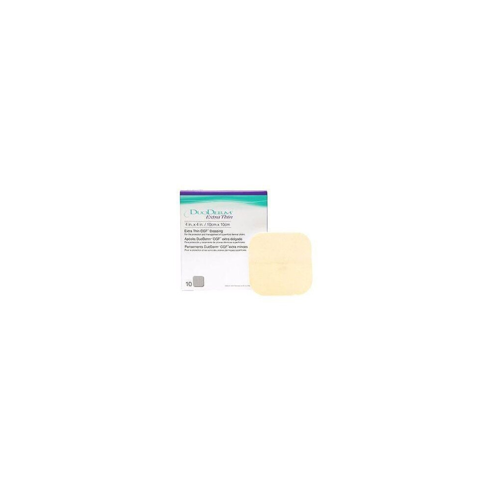 Convatec Duoderm Extra Thin 10Cm X 10Cm Hydrocolloid Dressing (S) Pressure Wounds - 10