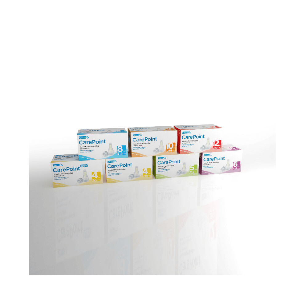 Glucorx Carepoint Pen Needles 31g x 6mm x 100