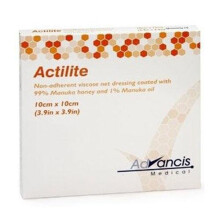 Actilite Manuka Honey Non-Adherent Viscose Net Dressing 5cm x 5cm x10 dressings