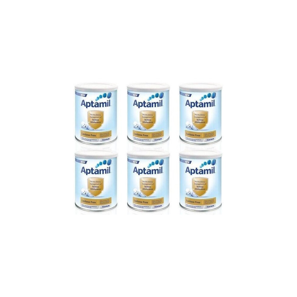 Aptamil Lactose Free Milk Powder ( 400g) X 6