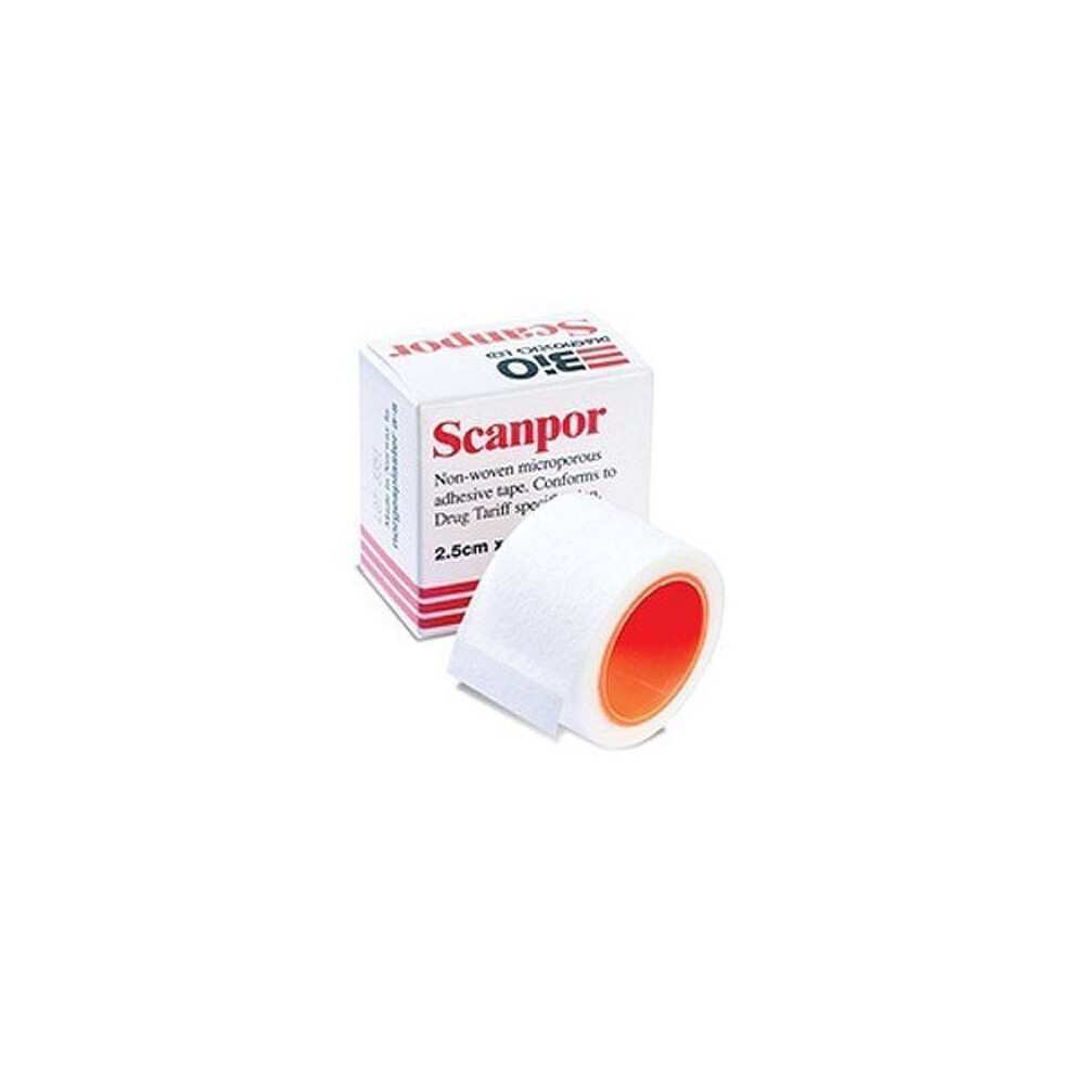 Scanpor Microporous Adhesive Tape 2.5cm x 5m