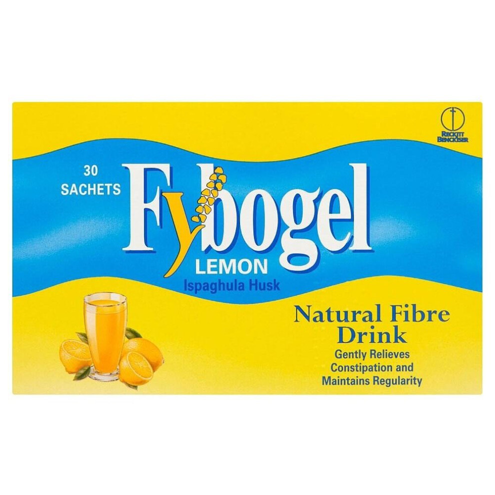 Fybogel Sachets x 30/60 (Orange, Lemon, Original) - 60 / Lemon