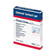 Cutimed Sorbact Gel Dressings x 10 (Choose size) Antibacterial Hydrogel - 7.5cm x 7.5cm x 10