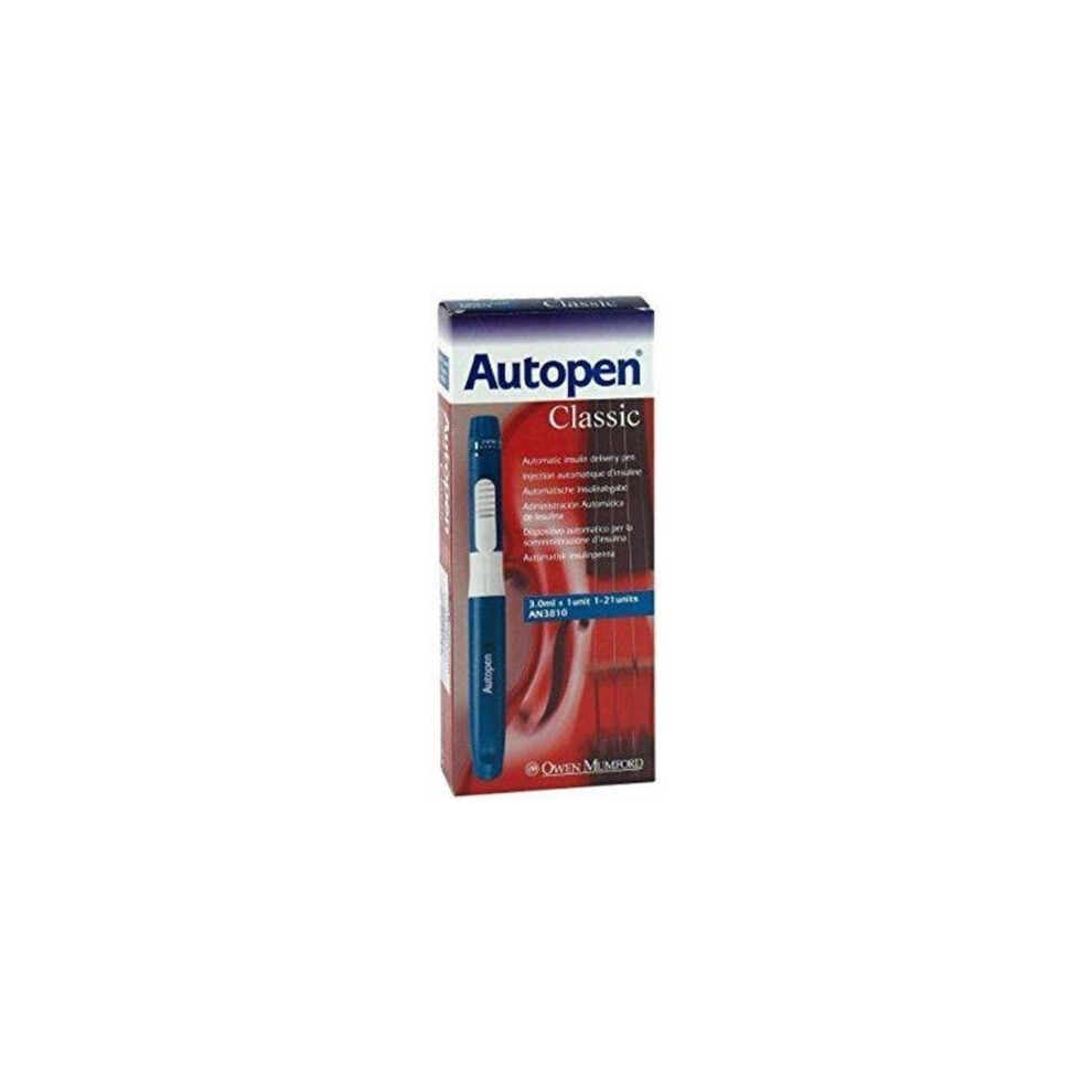 Autopen Classic Reusable Injection Pen 2-42 Units - 3ml x 1