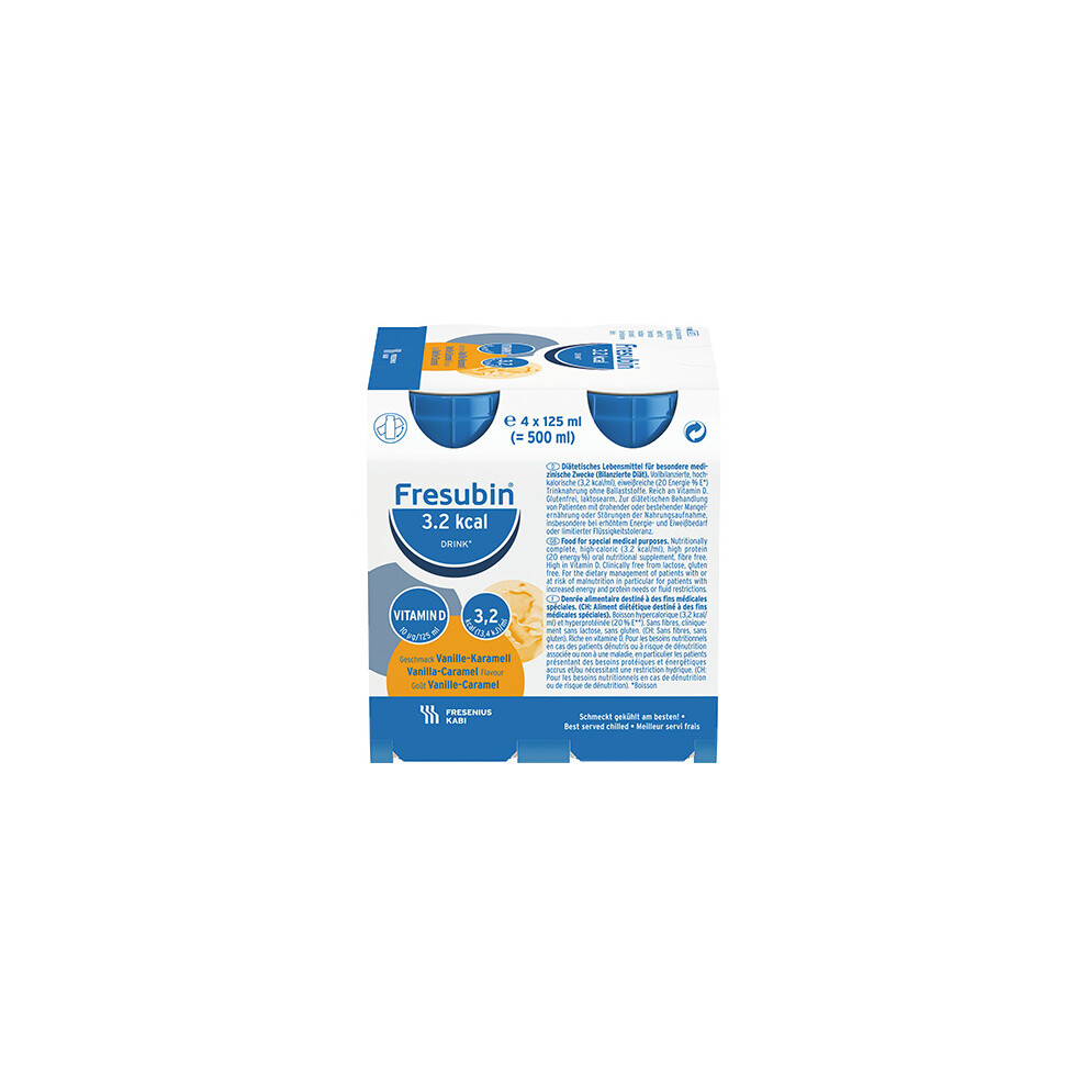 FRESUBIN 3.2Kcal Nutrional Drinks Vanilla/Hazelnut 125ml x 24 