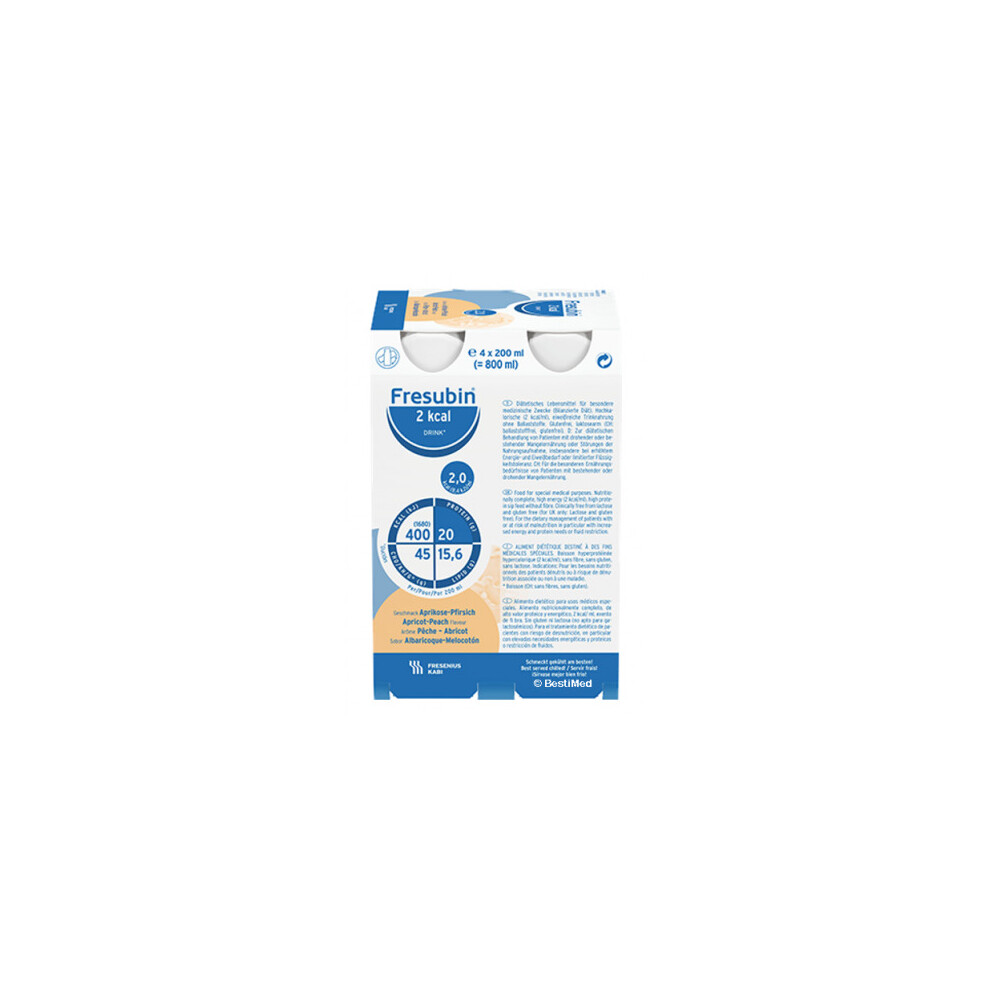 Fresenius Peach Fresubin 2Kcal Apricot/ (4 X 200Ml)