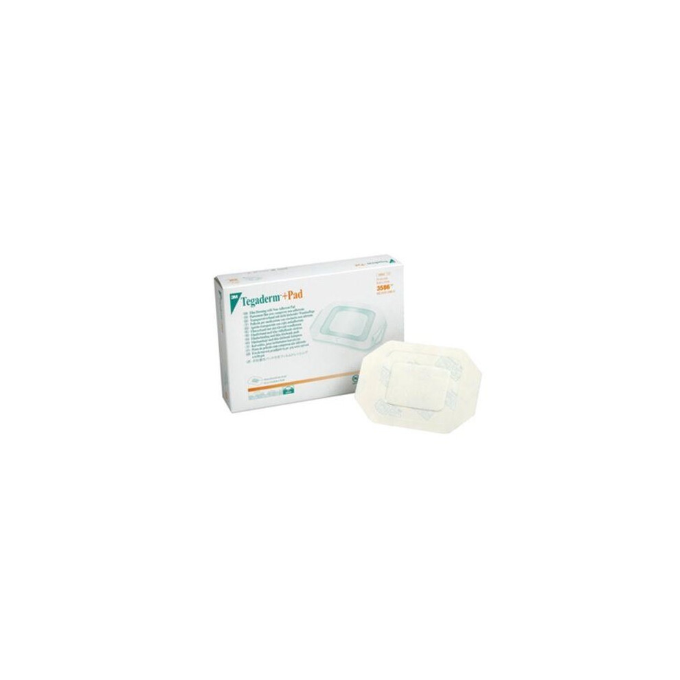 3M Tegaderm + Plus Pad Tegaderm + Plus Pad 3M Film Dressing 9Cm X 10Cm X1 - Tattoo/Burns/Wounds