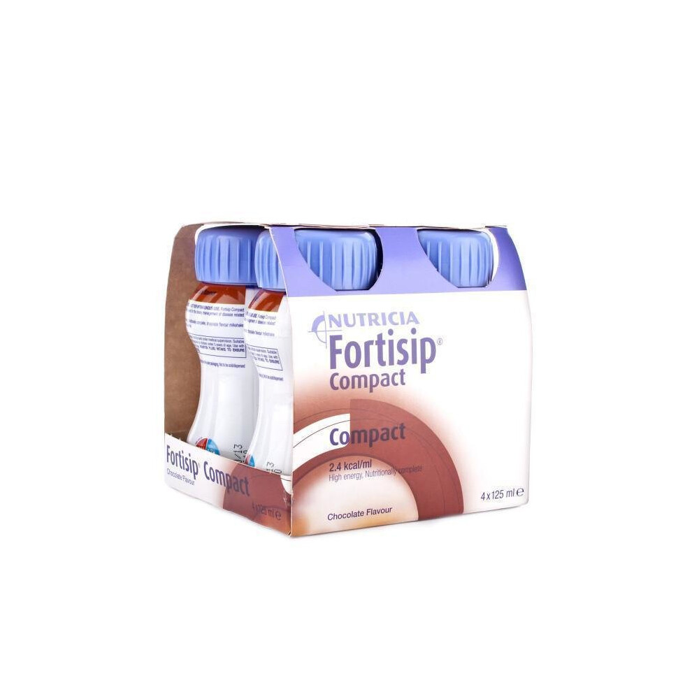 Nutricia Fortisip Compact Chocolate ( 4 X 125Ml) - 1
