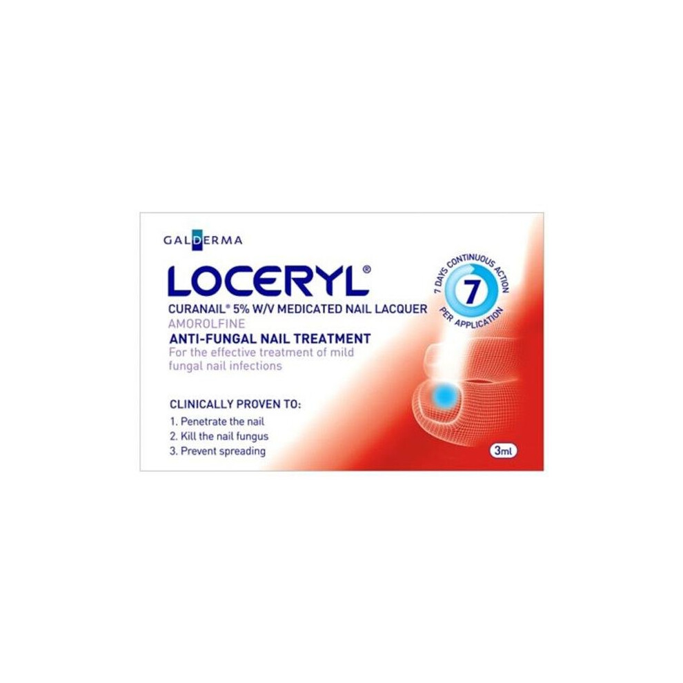 Loceryl Curanail 5% Medicated Nail Lacquer - 3ml