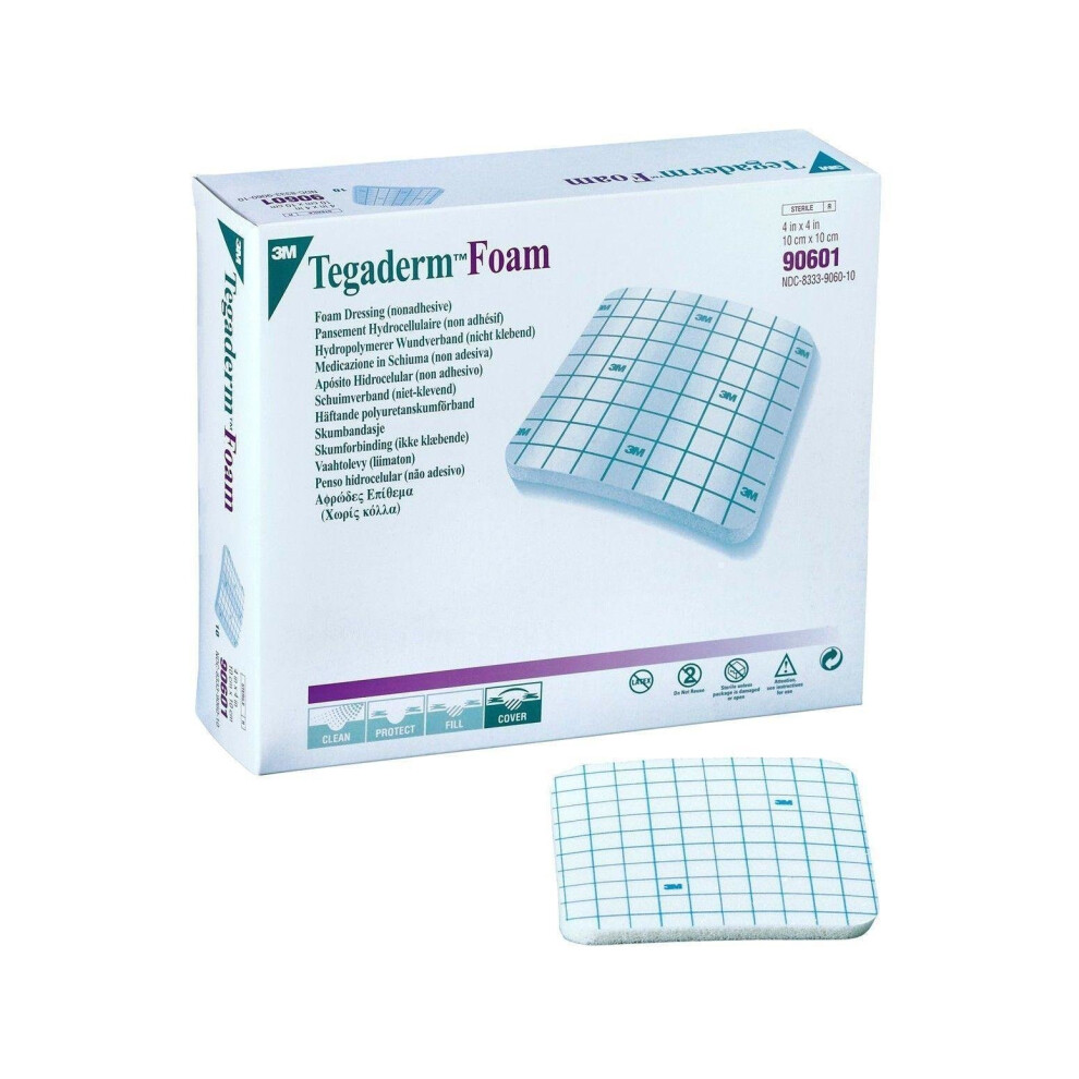 Tegaderm Foam Non Adhesive Dressings 10cm x 20cm - 1