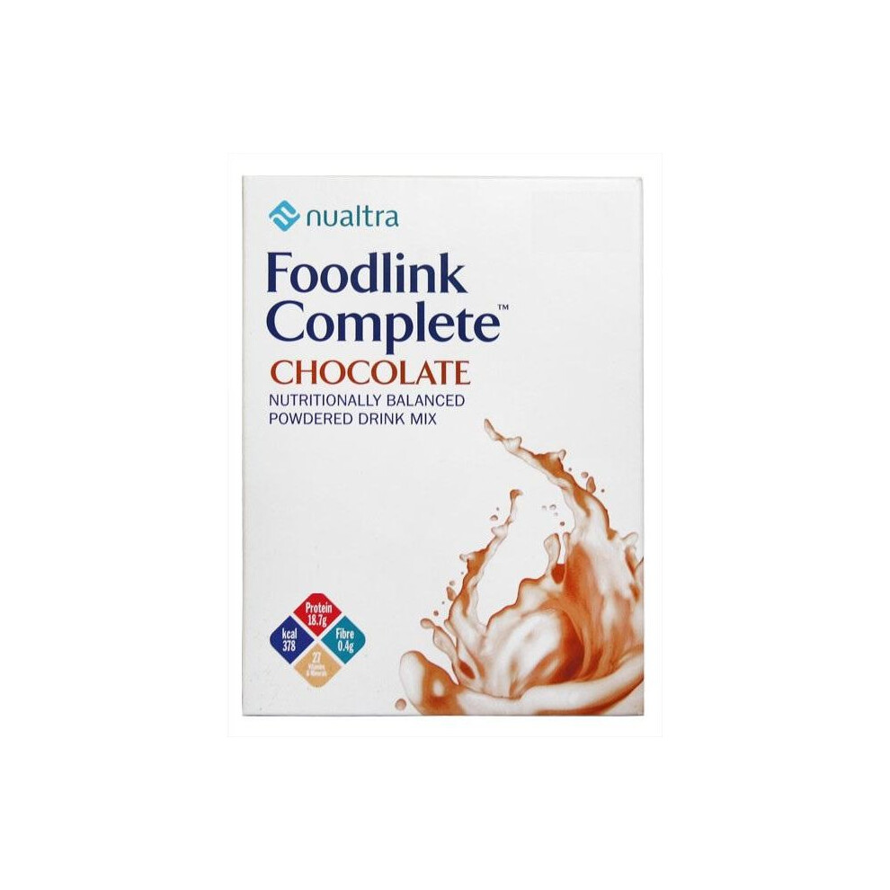 Nualtra Foodlink Complete Powder Chocolate (With Fibre) (7 X 63G)