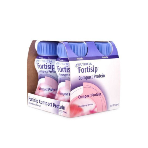 Fortisip Compact Protein Strawberry ( 4 x 125ml) - 1