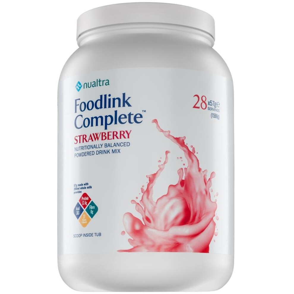 Nualtra Foodlink Complete Strawberry Tub 1596G
