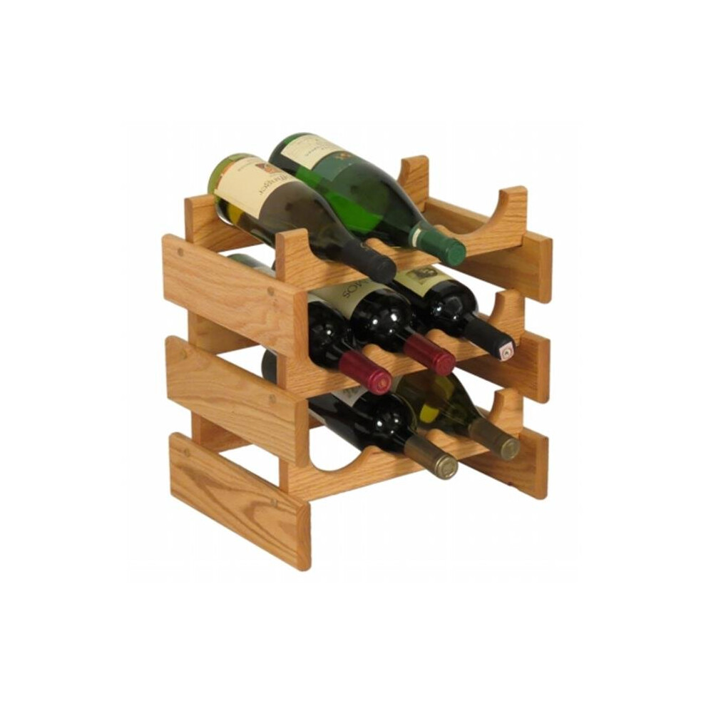 Wooden Mallet WR33LO 9 Bottle Dakota Wine Rack-image-OPC-P5MWCZ7-NEW