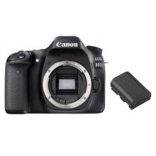 CANON EOS 80D Gehäuse + CANON LP-E6N Akku