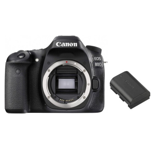 Canon CANON EOS 80D Σώμα Κάμερας + Μπαταρία CANON LP-E6N
