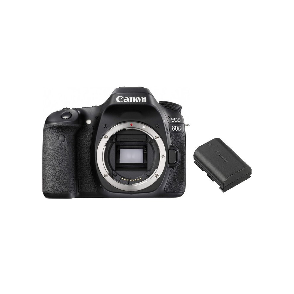 CANON EOS 80D Body + CANON LP-E6N Battery