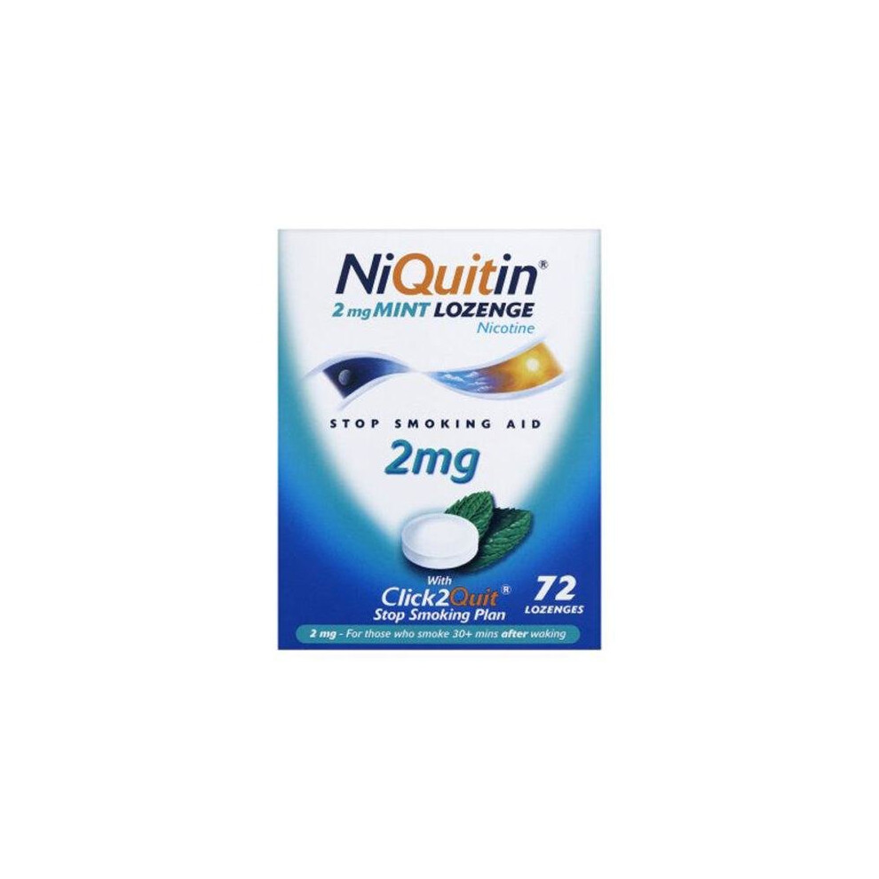 NiQuitin Mint Click2Quit Lozenges 2mg x 72