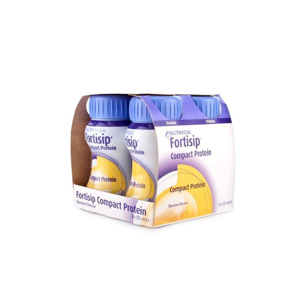 Nutricia Fortisip Compact Protein Banana ( 4 X 125Ml) - 1