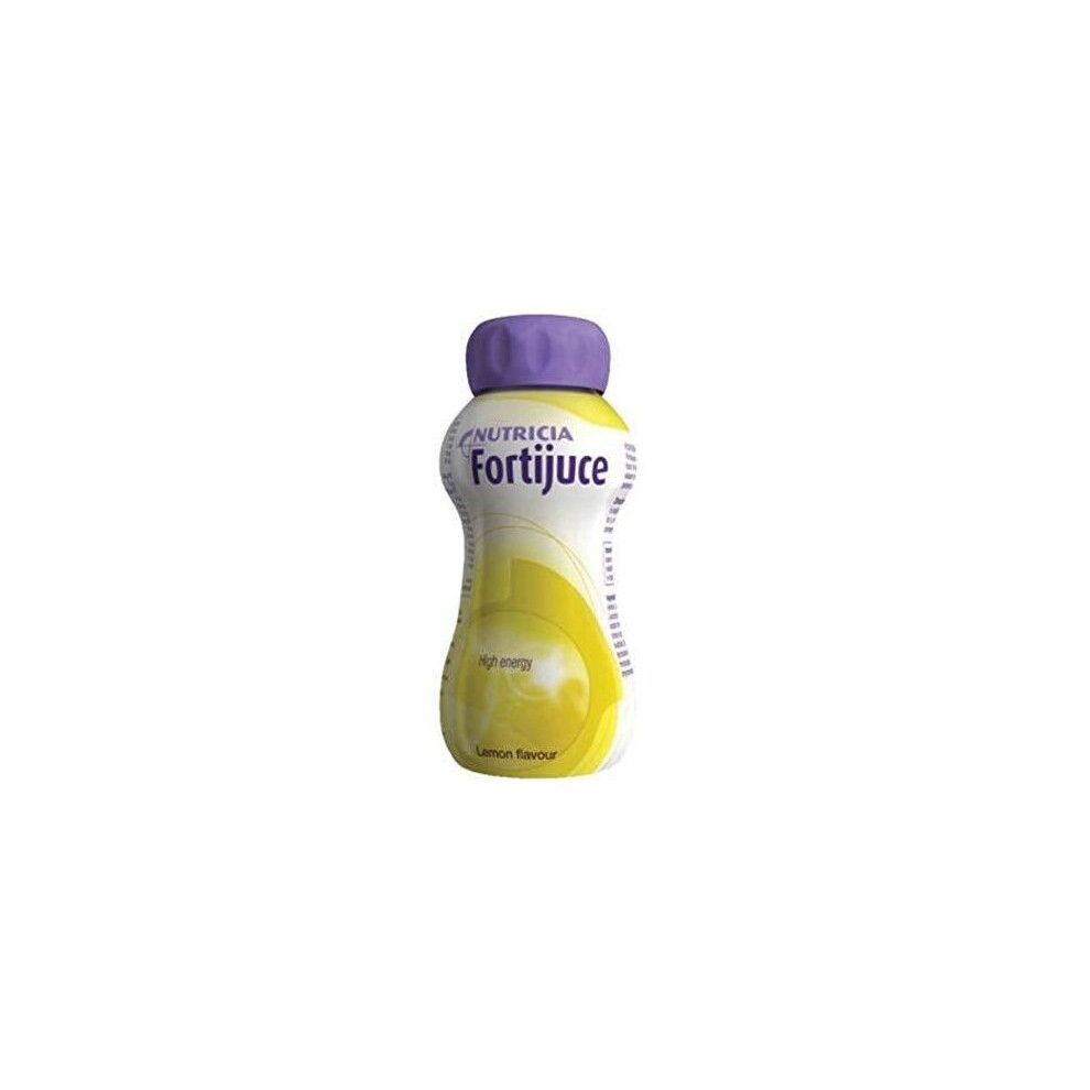 24x Fortijuice/Fortijuce Lemon High Energy Juice Supplement 200ml Bottle
