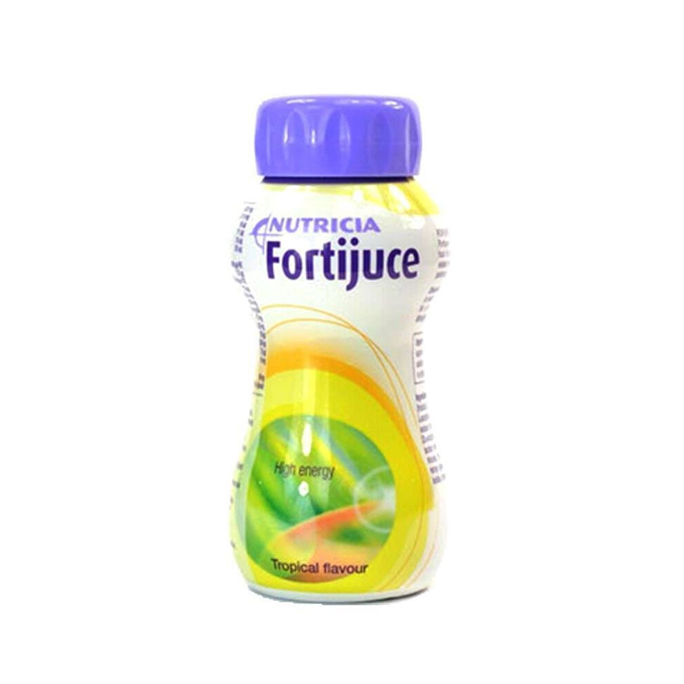 Nutricia Fortijuice Tropical 200Ml X 24 - Ready-To-Drink Nutritional Juice With Added Vitamins & Minerals - Fortijuce Tropical X 24 Bulk Buy Special Offer