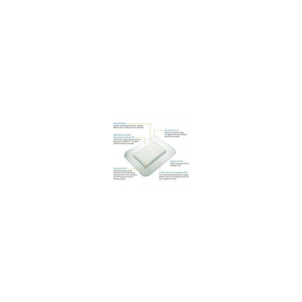 Smith & Nephew Opsite Post-Op 10Cm X 25Cm Dressing X 20-347-5001