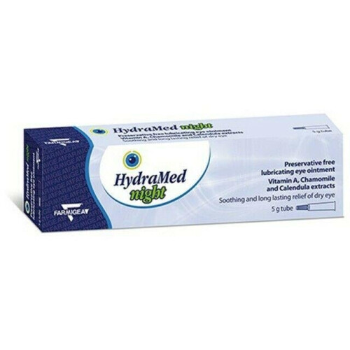 Hydramed Night Preservative-Free Eye Ointment 5g