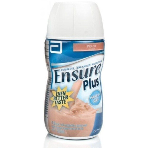 Abbott Ensure Plus Milkshake Peach 200ml x 28 - Bulk Buy Discount
