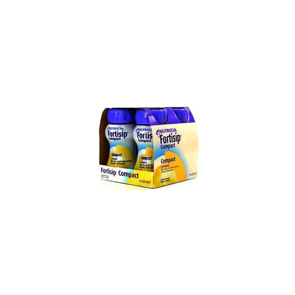 Nutricia Fortisip Compact Vanilla ( 4 X 125Ml) - 1
