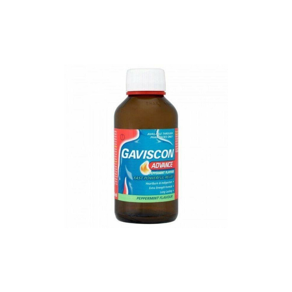 Gaviscon Advance Liquid Peppermint Flavour 500Ml