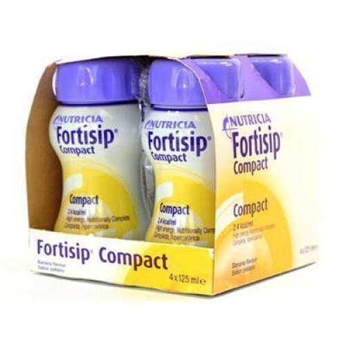Fortisip Compact Banana ( 4 x 125ml) - 1