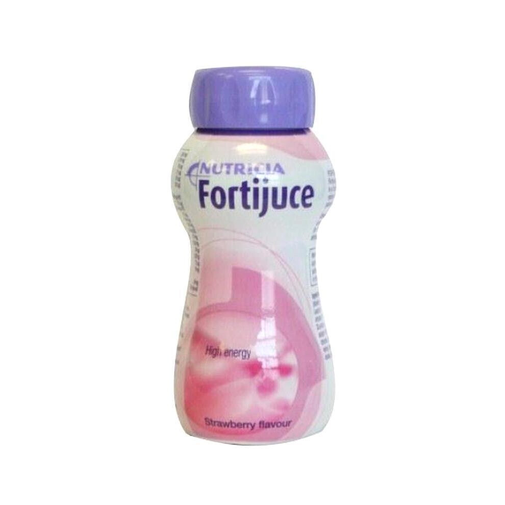 Nutricia Fortijuice / Fortijuce Strawberry Juice Drink 200Ml X 24 Bottles Bulk Buy Special Offer