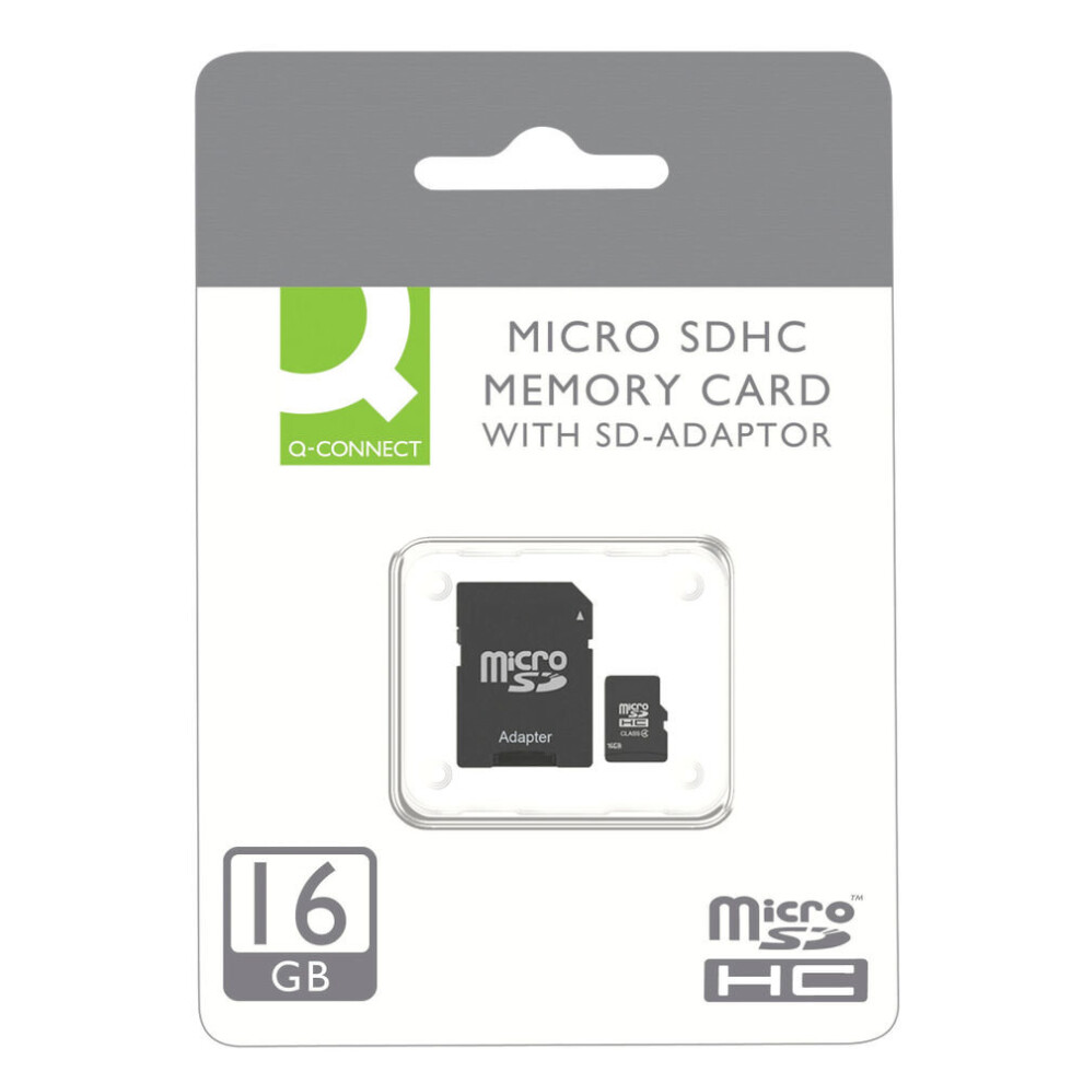 Q-Connect 16Gb Micro Sd Card Class 10 Kf16012 Kf16012 5705831160125