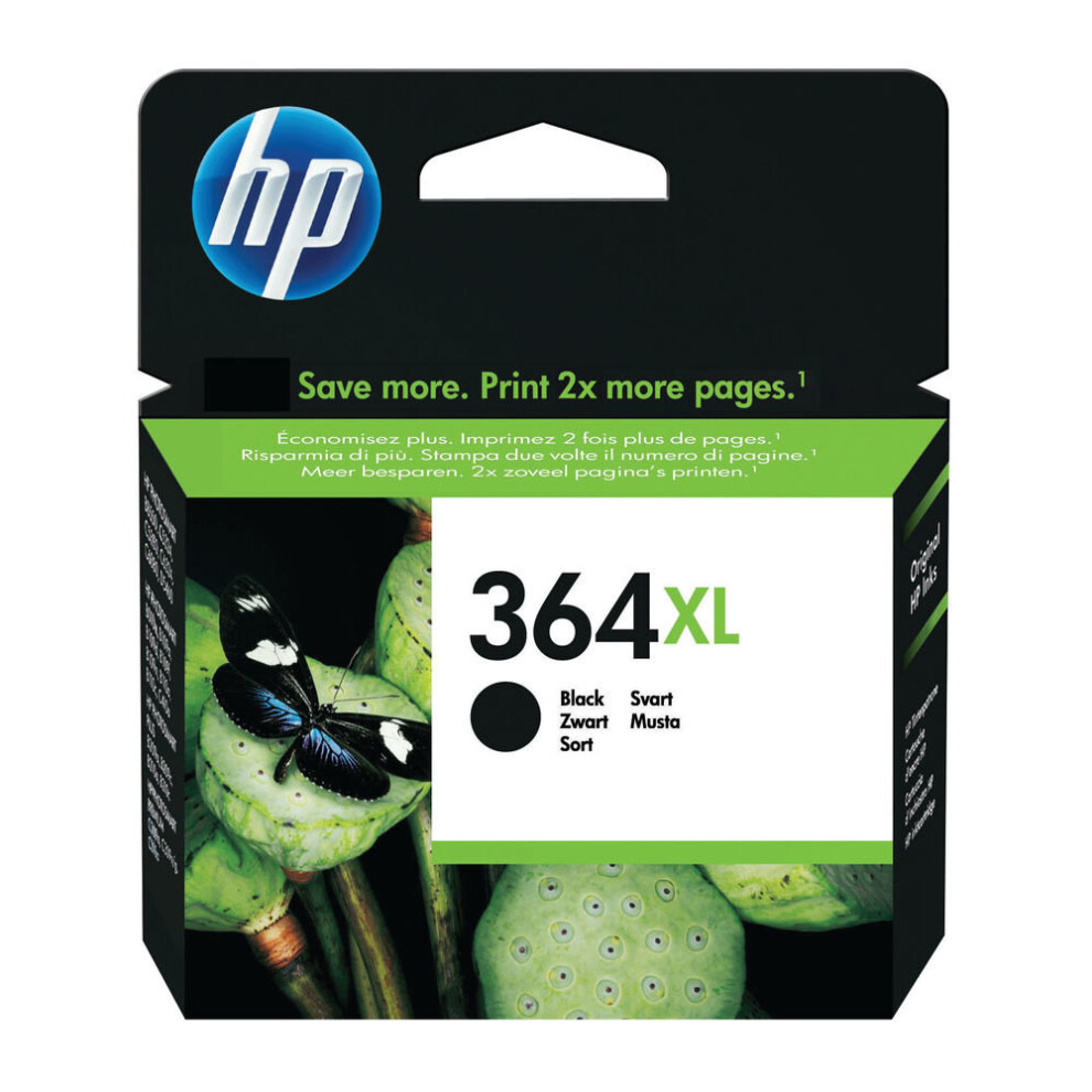 HP 364XL High Yield Black Inkjet Cartridge CN684EE HPCN684EE