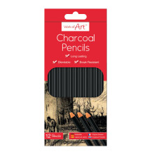 Work of Art Charcoal Pencils Pack of 12 TAL05148 TAL05148