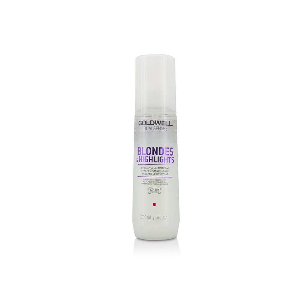 Goldwell Clear Dual Senses Blondes & Highlights Brilliance Serum Spray (Luminosity For Blonde Hair) - 150Ml/5Oz