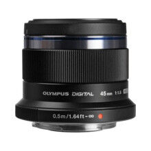 Olympus M.Zuiko Digital ED 45mm f/1.8 Lens for Micro Four Thirds - Portrait-Ready, Low-Light, MSC Auto Focus (Black)