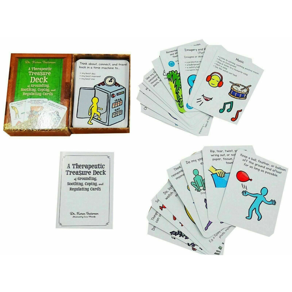 A Therapeutic Treasure Deck of Grounding, Soothing and Regulating Cards