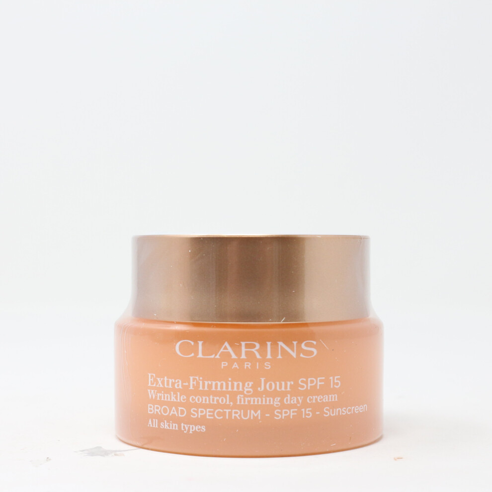 Clarins Extra Firming Jour Spf 15 Sunscreen  1.7oz/50ml New