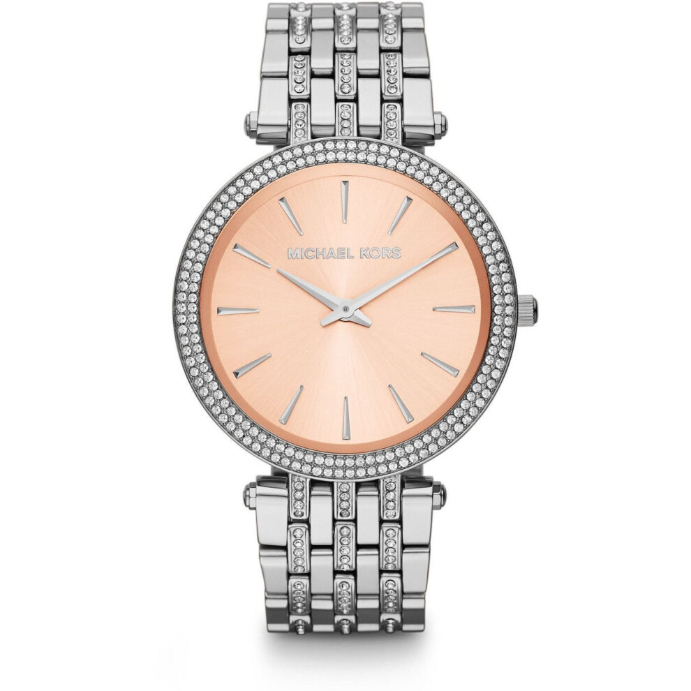 NEW Michael Kors MK3218 Ladies Darci Pink Stainless Steel UK SELLER WARRANTY
