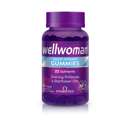 Vitabiotics Wellwoman Multivitamin - 60 Vegan Gummies for Women