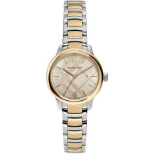 Burberry Damenarmbanduhr Swiss The Classic Round TwoTone Edelstahl Armband BU10118