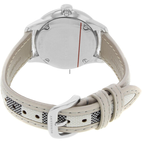 Burberry Burberry Γυναικών 32Mm δερμάτινη ζώνη χάλυβα υπόθεση ελβετικό ρολόι χαλαζία Bu10113 2