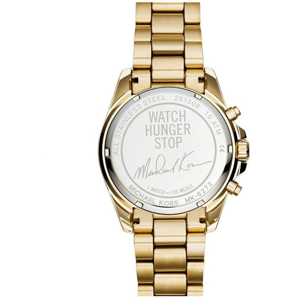 Michael Kors MK6272 Black and Gold Dial Mens Watch Feel The Time if it is in You