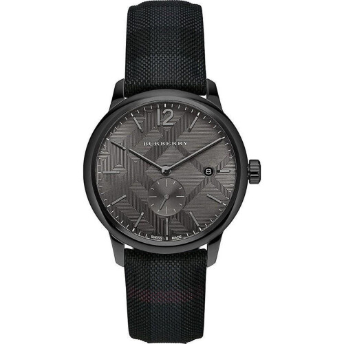 Burberry Νέο Burberry Ανδρικό ρολόι BU10010 Check με στρογγυλό καντράν, 40mm - ΠΩΛΗΤΗΣ ΗΒ