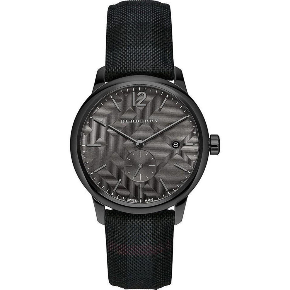 Nouveau Montre Burberry BU10010 Homme cadran rond à carreaux, 40mm - UK SELLER
