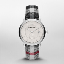 NEU Burberry Silber Edelstahl Herrenuhr BU10002 UK SELLER WARRANTY